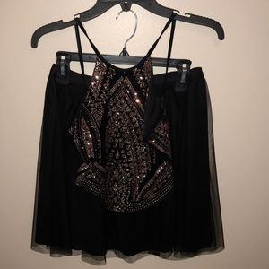 Jump apparel 2 piece homecoming dress